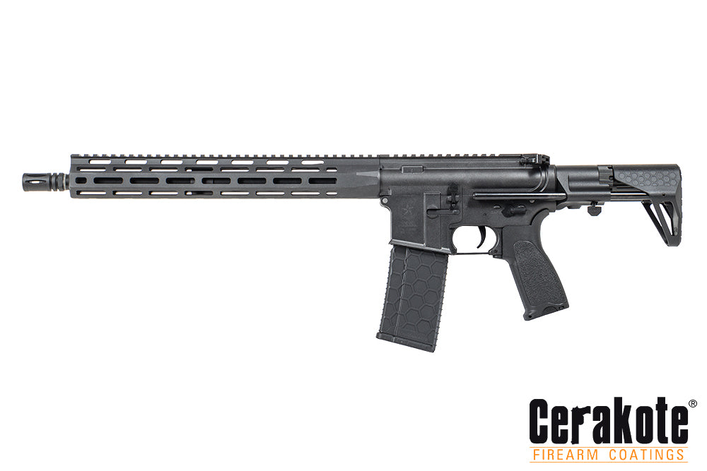 EVO Carbine PDW Standard Rail Black Lone Star Cerakote by Evolution Airsoft