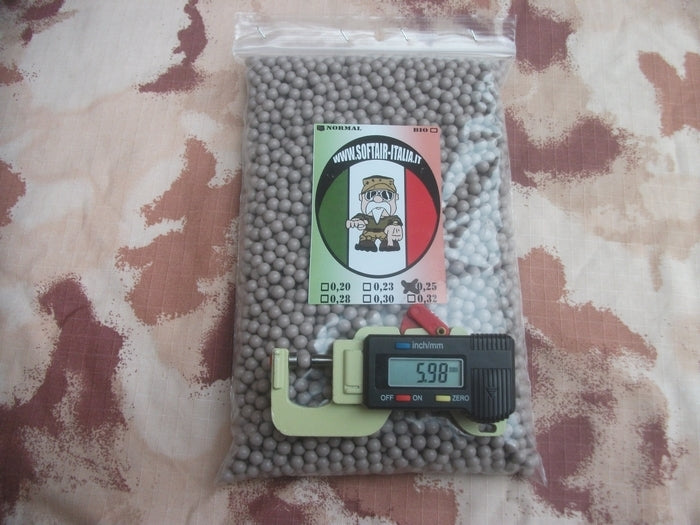 0,25 x 5,98mm. Dark Earth Pallini by softair-italia.it