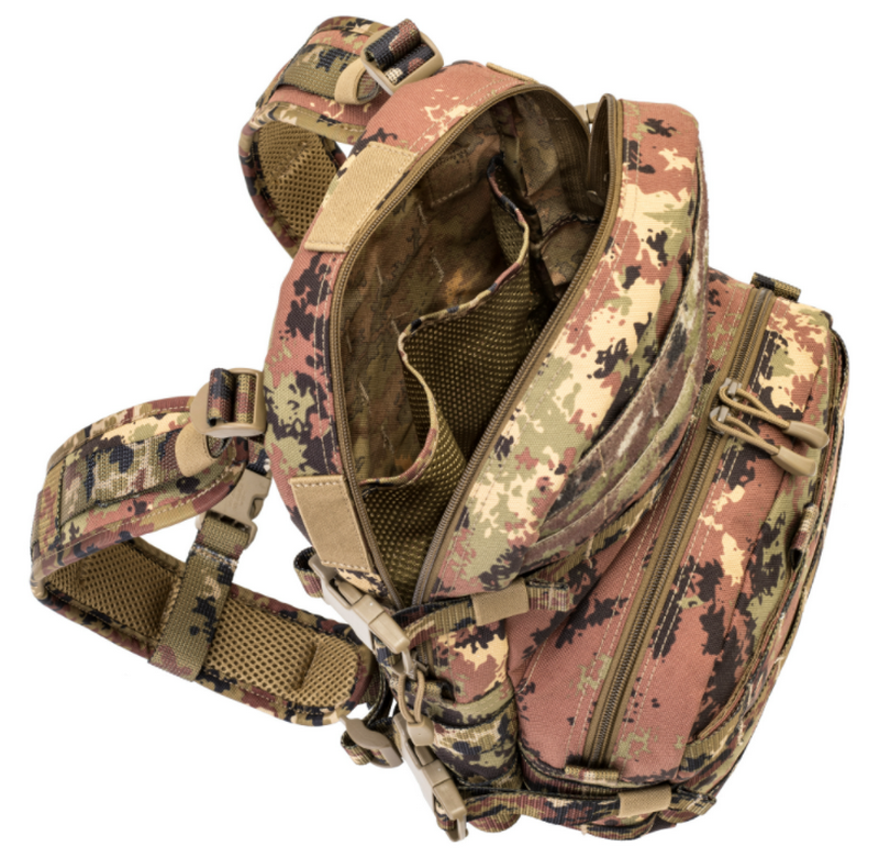 Defcon 5 Plate Carrier - BackPack Vegetato Tattico con Zaino by Defcon 5