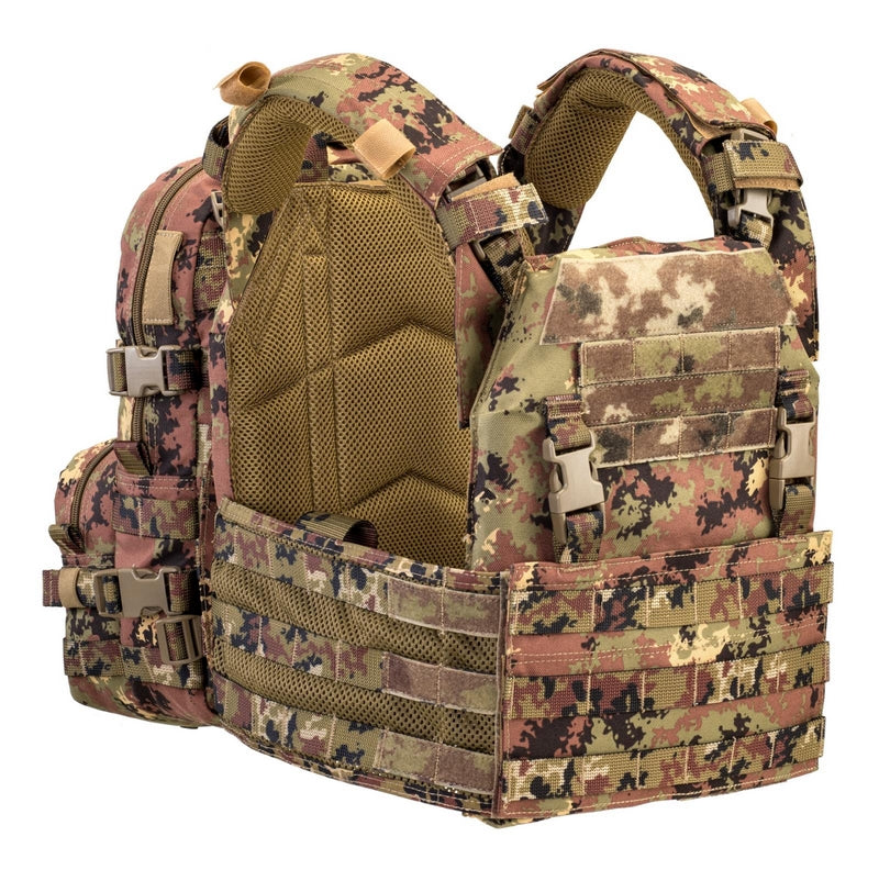 Defcon 5 Plate Carrier - BackPack Vegetato Tattico con Zaino by Defcon 5