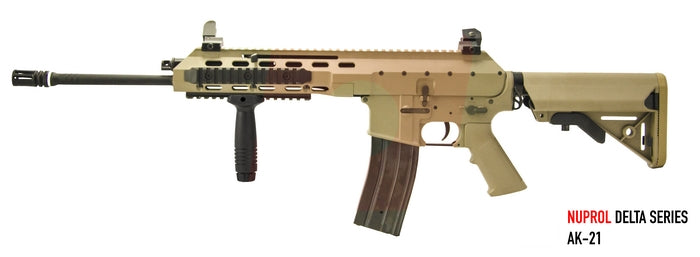 Delta AK21 Tan Full Metal AEG by Nuprol