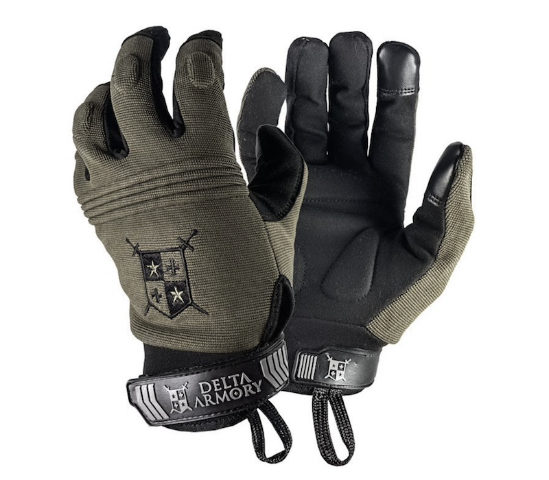 Delta Armory Black Ops Gloves OD Touch Screen Compatible by Delta Armory