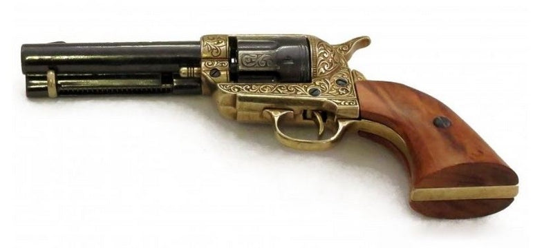 Denix Colt SAA Peacemaker .45 Gold Decorated Replica by Denix