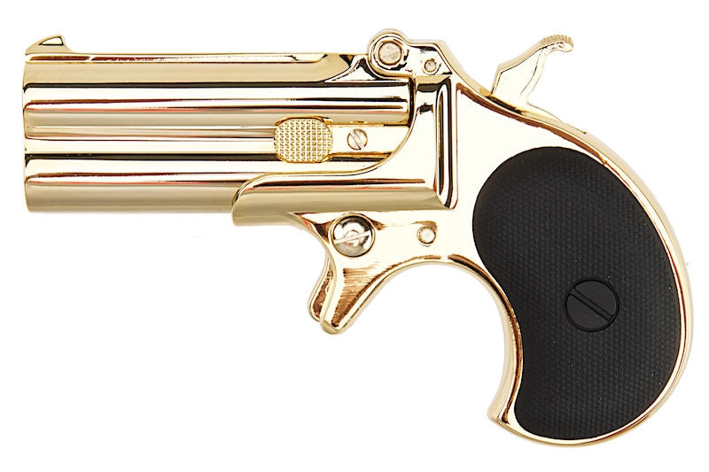 Derringer "Gold" Full Metal Double Barrel 6mm. GNB by Maxtact