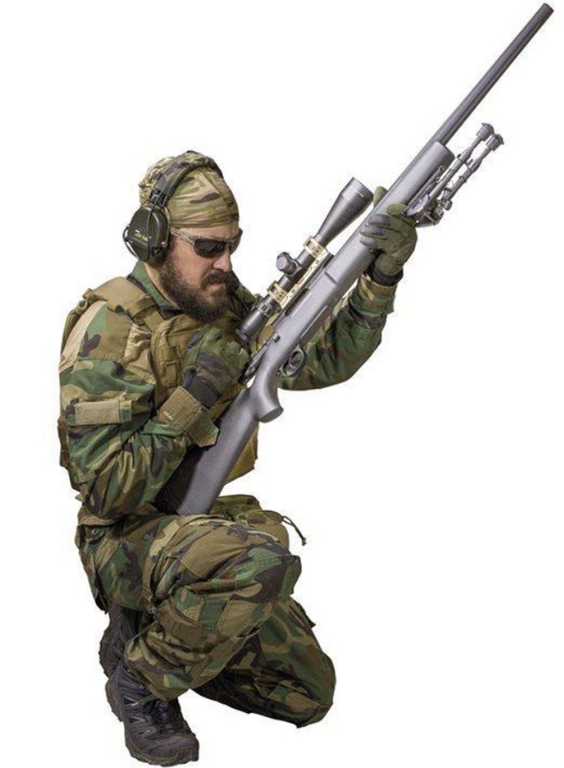 ROSSI M24 Desert Storm Sniper Custom Upgraded Spring Bolt Action Rifle by ROSSI Airsoft