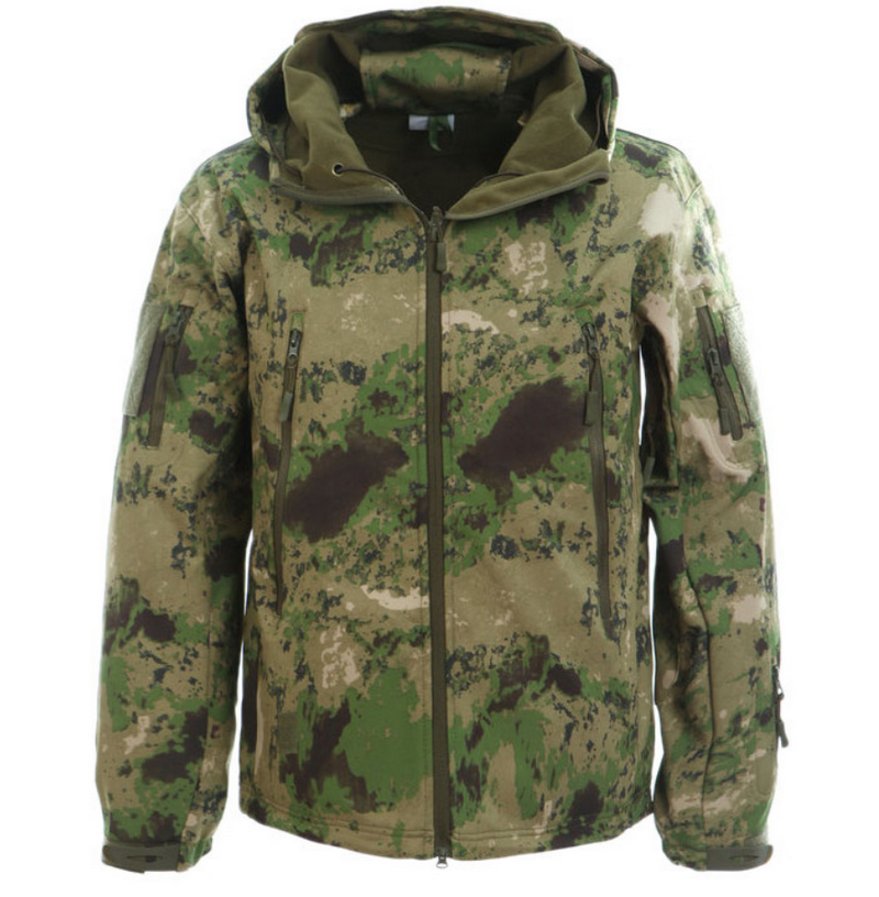 Dragonpro DP-SS001-011 3 Layer Soft Shell Jacket AT FG A-Tacs Foliage Green by Dragonpro