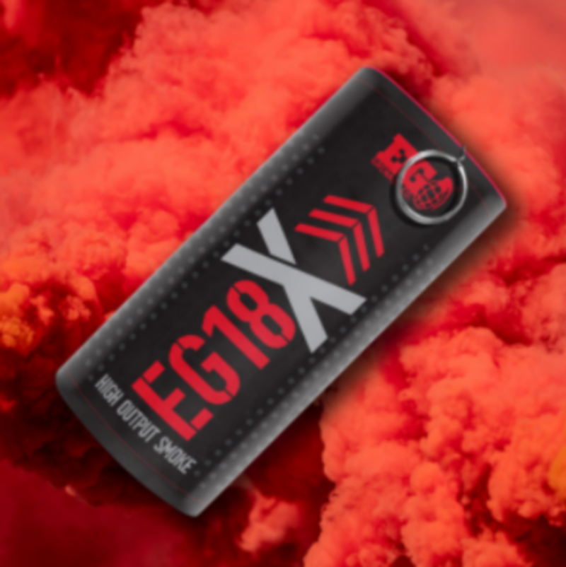 EG18X Enola Gaye Assault Smoke Grenade Military Version RD - Red by Enola Gaye