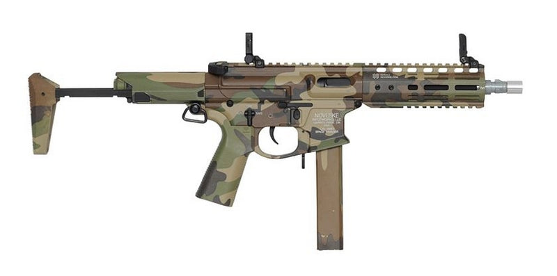 EMG > APS Noveske Space Invader SMG 9mm 2shots - 3shots - 9shots Burst Woodland Version by EMG > APS