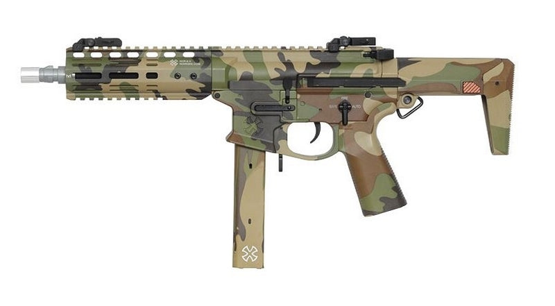 EMG > APS Noveske Space Invader SMG 9mm 2shots - 3shots - 9shots Burst Woodland Version by EMG > APS