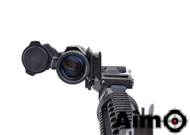 ET Style 4X FXD Magnifier With Adjustable QD Mount by Aim-O