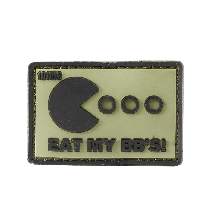 Eat My BBs OD Rubber 3D Patch