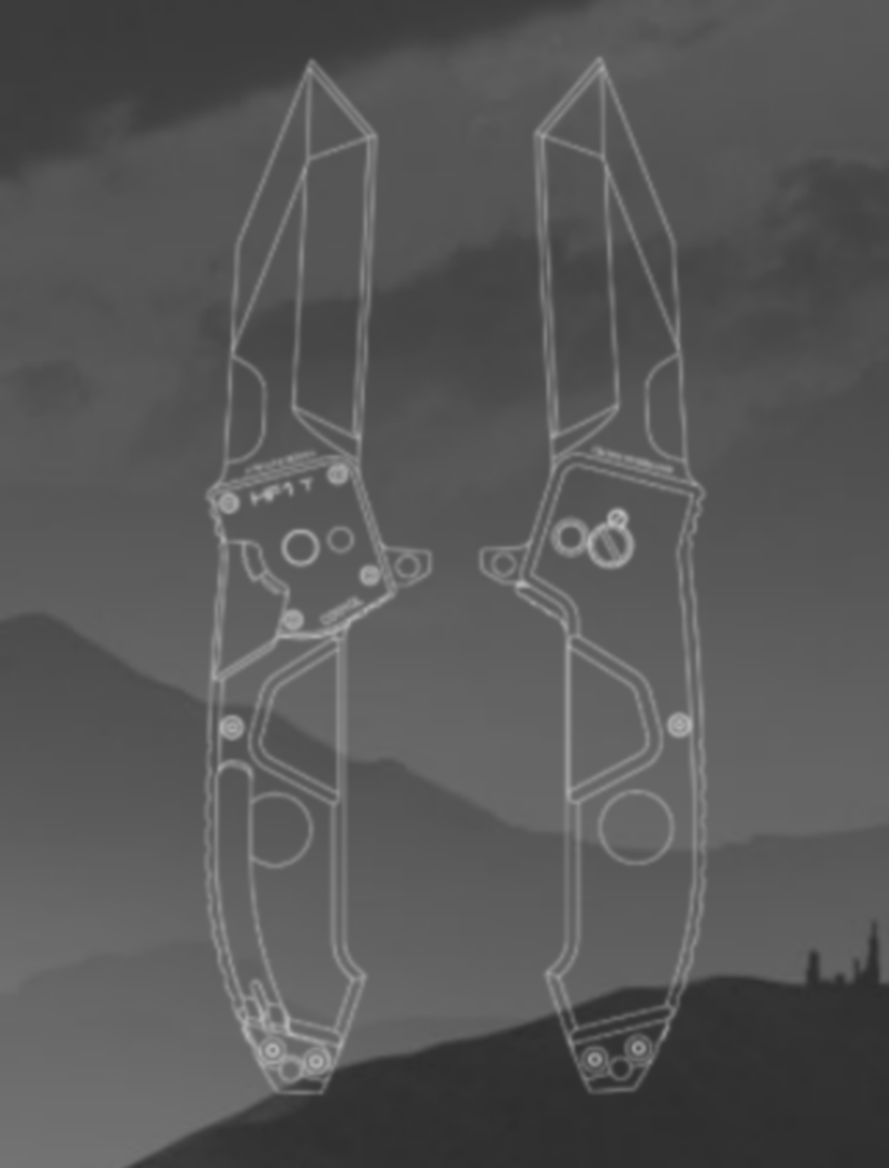 Extrema Ratio HF1 Black Folding Knife Coltello Chiudibile by Extrema Ratio