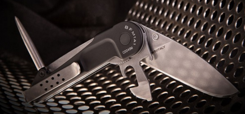 Extrema Ratio M1A1 Stone Washed "Ruvido" Clip Folding Knife Pieghevole da Tasca-Cintura by Extrema Ratio