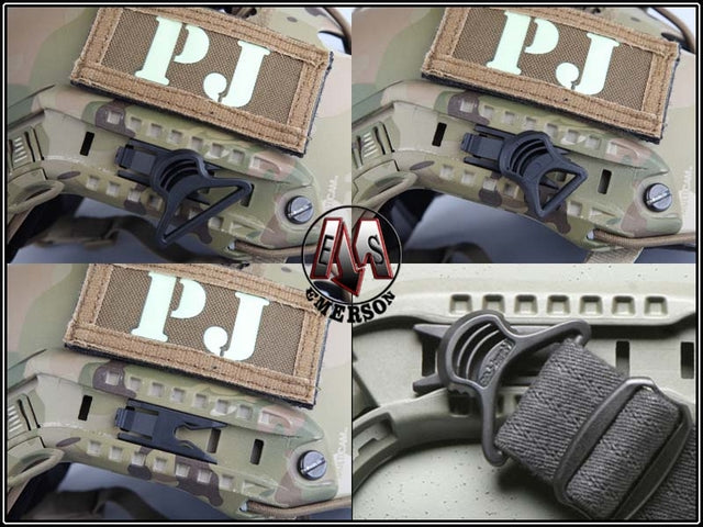 FAST Helmet Goggle Swivel Clips Tan by Emerson