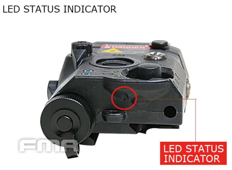 FMA LAB PEQ LA5 IR Red Laser Dark Earth by FMA