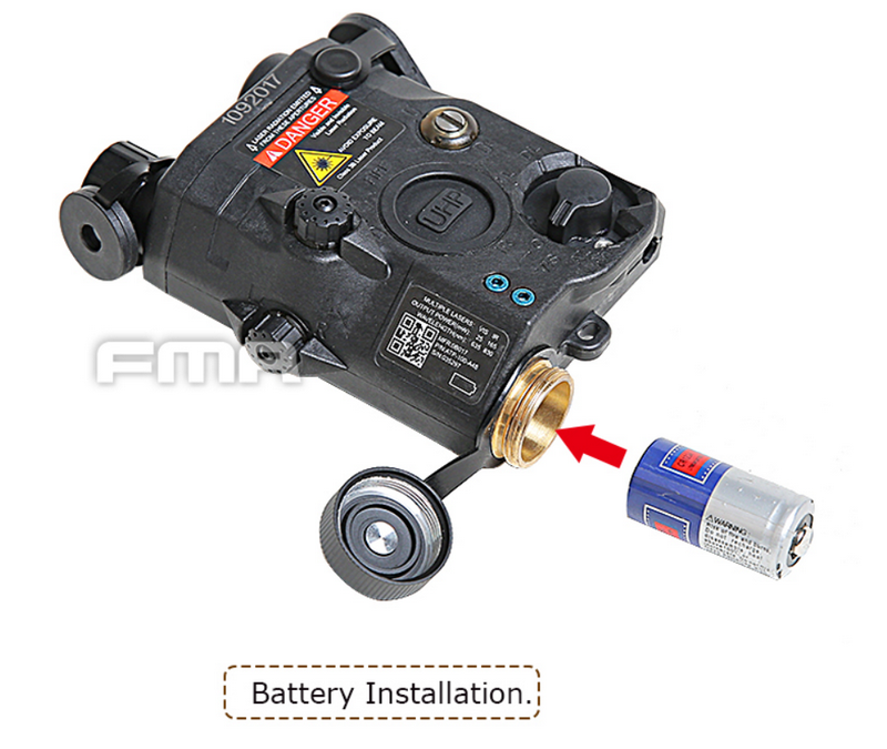 FMA LAB PEQ LA5 IR Red Laser Dark Earth by FMA