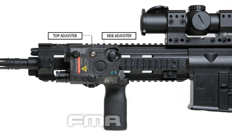 FMA LAB PEQ LA5 IR Red Laser Dark Earth by FMA