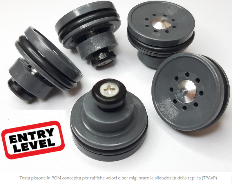 FPS Testa Pistone in POM per Raffiche High Speed e Maggiore Silenziosità by FPS Airsoft