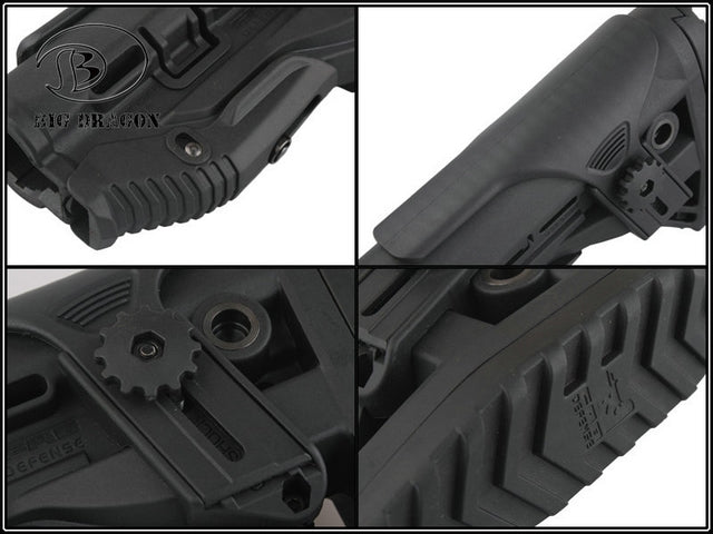 M4 Fab Defense GL15 Calcio Retrattile per Serie M4 by Big Dragon