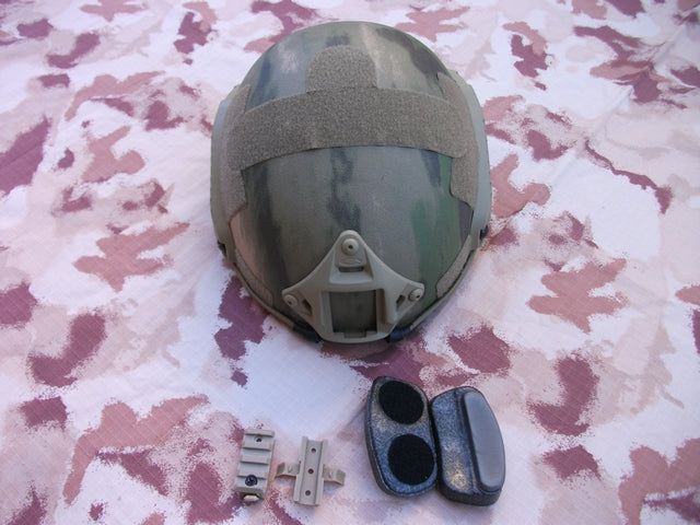 FAST Future Assault Shell Tech. Helmet A-Tacs FG Foliage Green Elmetto Fast by Royal