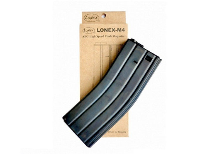 Lonex Flash Magazine M4-M16 360bb Caricatore Rapido a Cavetto in Acciaio GB-06-01 by Lonex