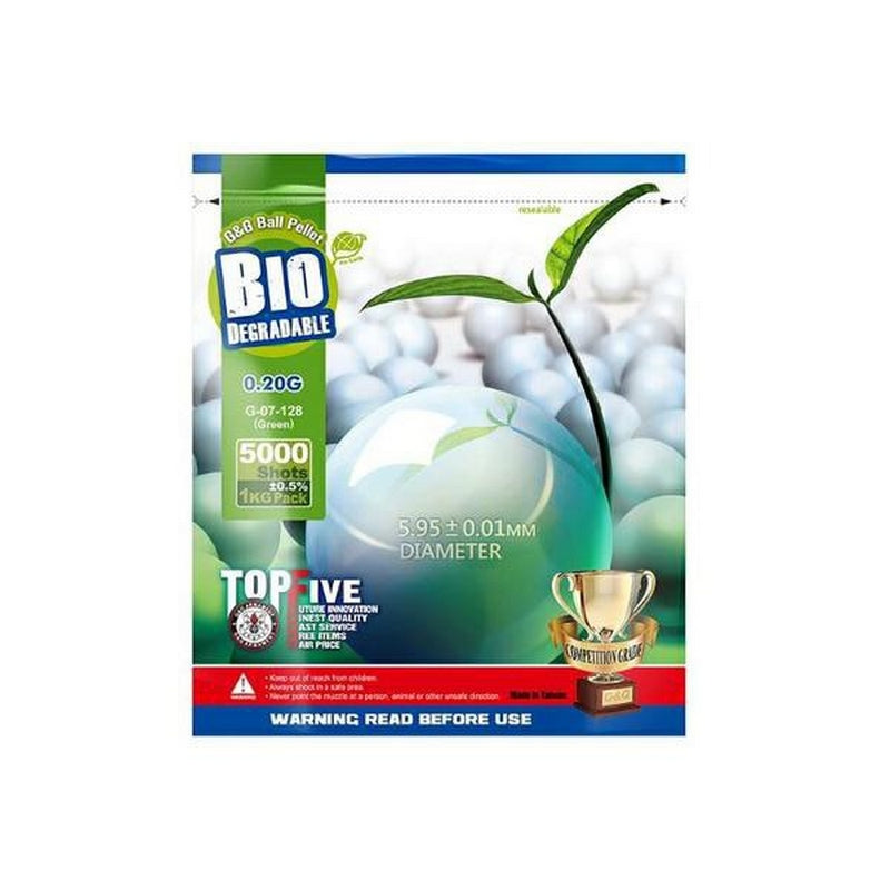 G&G G-07-128 Bio Green 0,20bb Pallini Bio Verdi 0,20 1Kg=5000bb by G&G