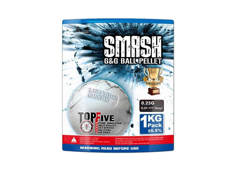 G-07-177 G&G Smash Gray 0,25bb Ball Pellet by G&G