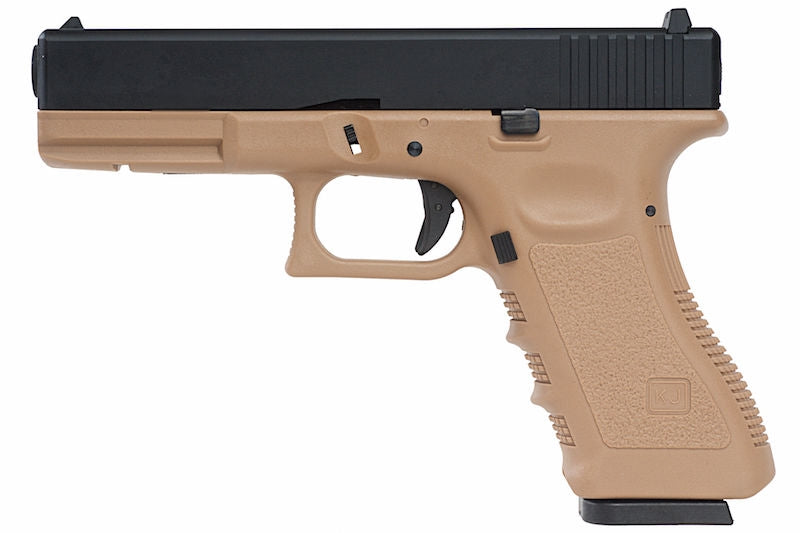KJW G17 Dual Color GBB Type KP-17 Metal Slide by KJW