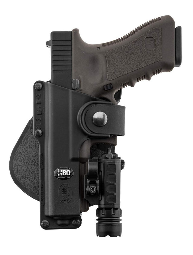 Fobus G17 - G18 Left Hand BO Roto Holster with Tactical Accessory by Fobus for BO Manufacture