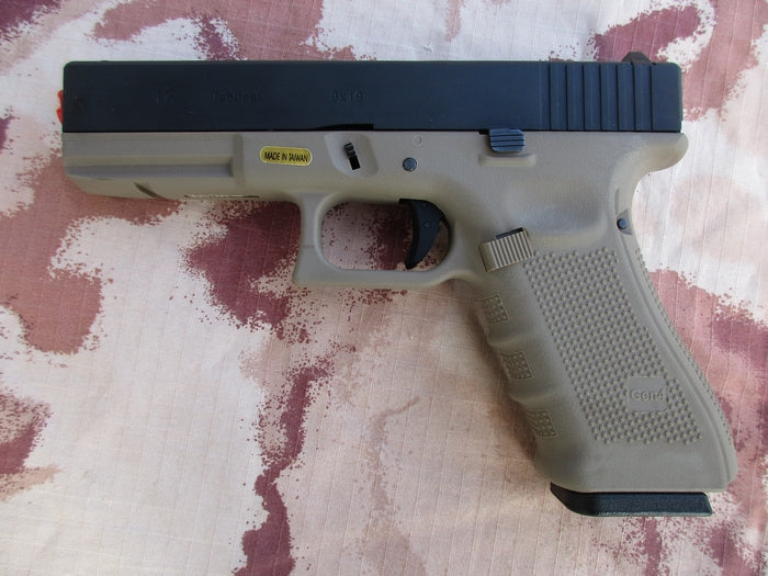 WE G17 Tan 3° Gen. GBB Scarrellante a Gas by WE