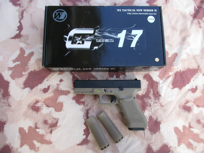 WE G17 Tan 3° Gen. GBB Scarrellante a Gas by WE