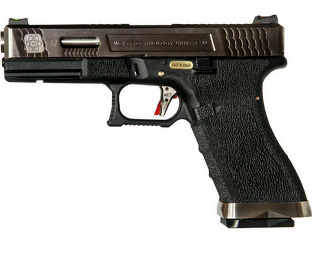 G17 Wet Force Series Metal Slide BK -Silver - Silver by We