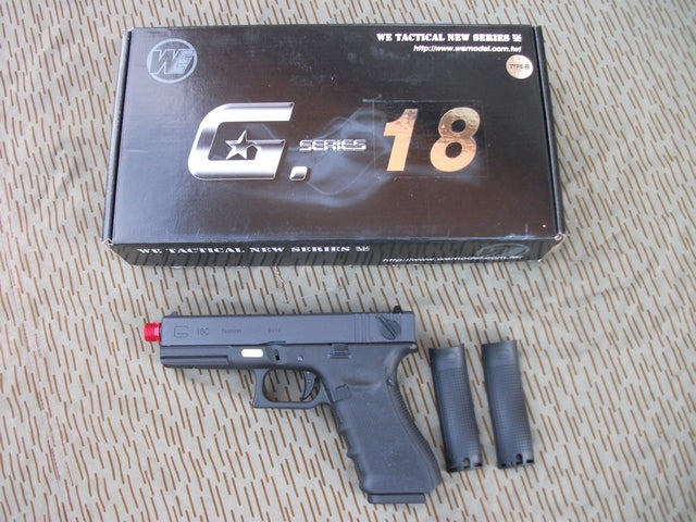G18 Railed Frame Metal Slide Scarrellante con Raffica a Gas 4° Gen. by WE