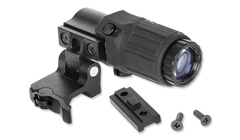 ET Style G33 3X Magnifier With Adjustable QD Mount by Aim-O