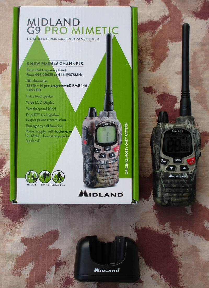 Midland G9 Pro Mimetic LPD446+PMR 32 canali by Midland