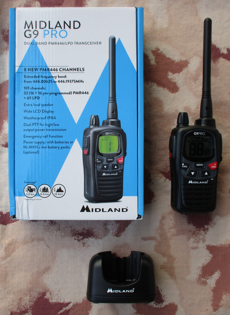 Midland G9 Pro LPD446+PMR 32 canali by Midland