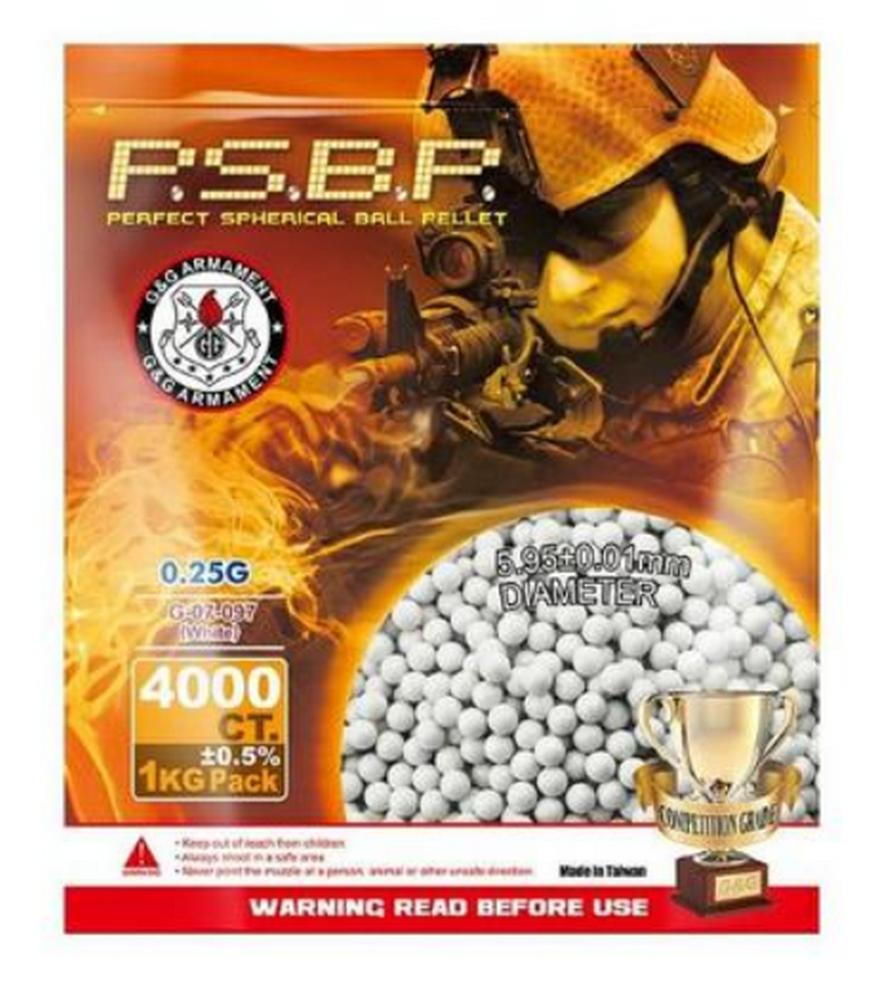 G&G Pallini PSBP Perfect Spherical Ball Pellet 0,25 1Kg = 4000bb by G&G
