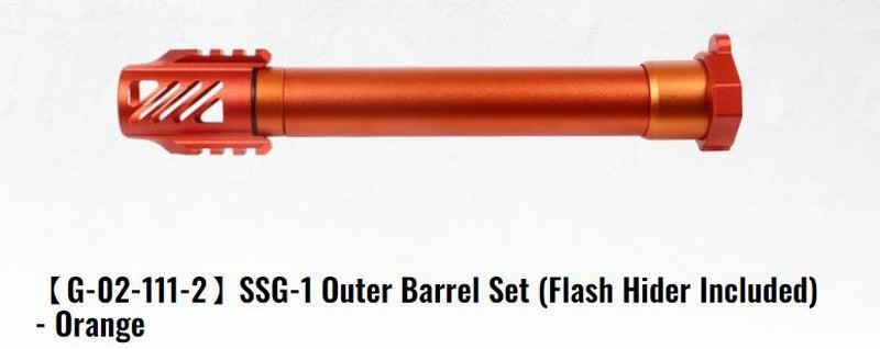 G&G G-02-111-2 SSG-1 Orange Outer Barrel Set by G&G