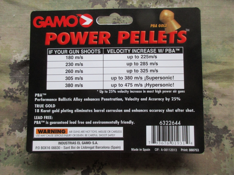 GAMO Supersonic Power Pellets PBA 25% More Punch Performance Ballistic Alloy by Gamo
