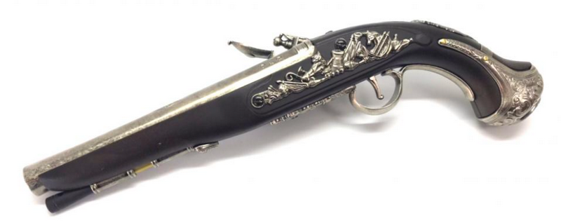 George Washington Flintlock Spring Air Cocking Gun Pistol by K.T.W.