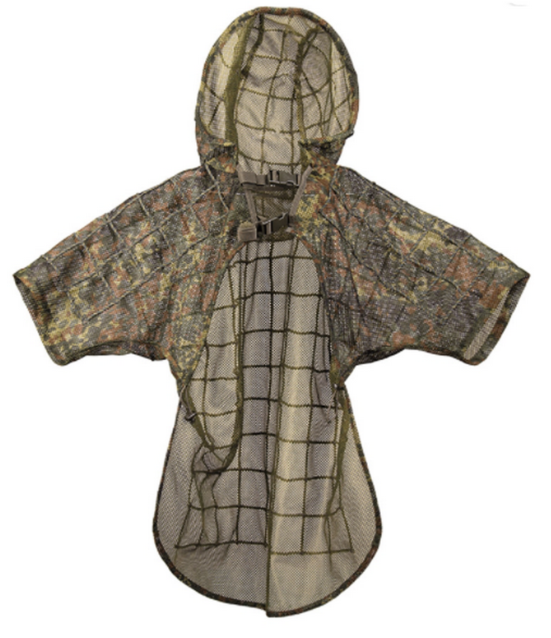 Ghillie Suit Flecktarn Sniper Mesh Kit Base