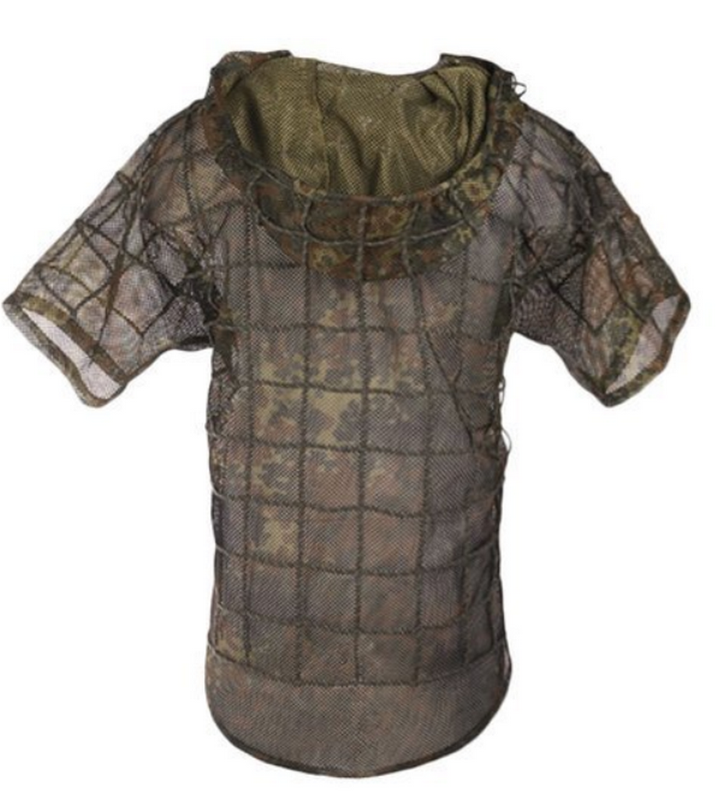 Ghillie Suit Flecktarn Sniper Mesh Kit Base