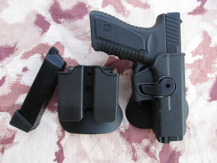 G17 Fondina & Porta Caricatori IMI Type da Cintura - Cinturone