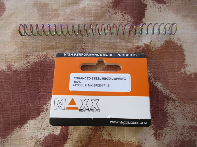 Maxx Model G-Series G17 Tokyo Marui - WE - KJWorks - VFC & Similars M150 Enhanced Steel Recoil Spring by Maxx Model