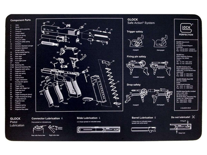Glock Gunsmith's Mouesepad Benchmat