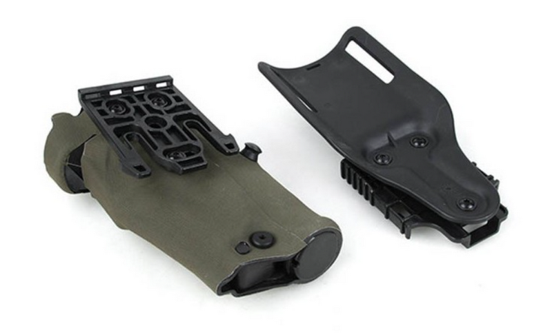 TMC G17 - G18 etc. 354DO ALS Optic and Flashlight Tactical BK BlackHolster by TMC