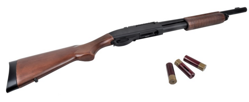 Golden Eagle M870 Gas Shotgun Full Wood & Metal Fucile a Pompa a Gas by Golden Eagle