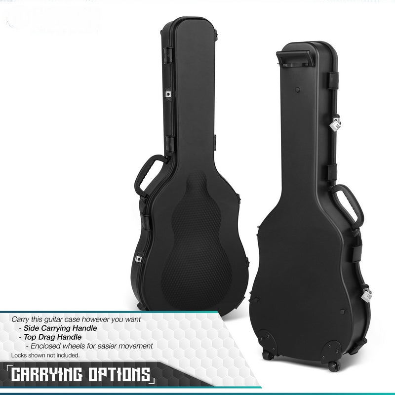 Guitar Case Single Rifle - Pistol & Accessories Black Hard Case