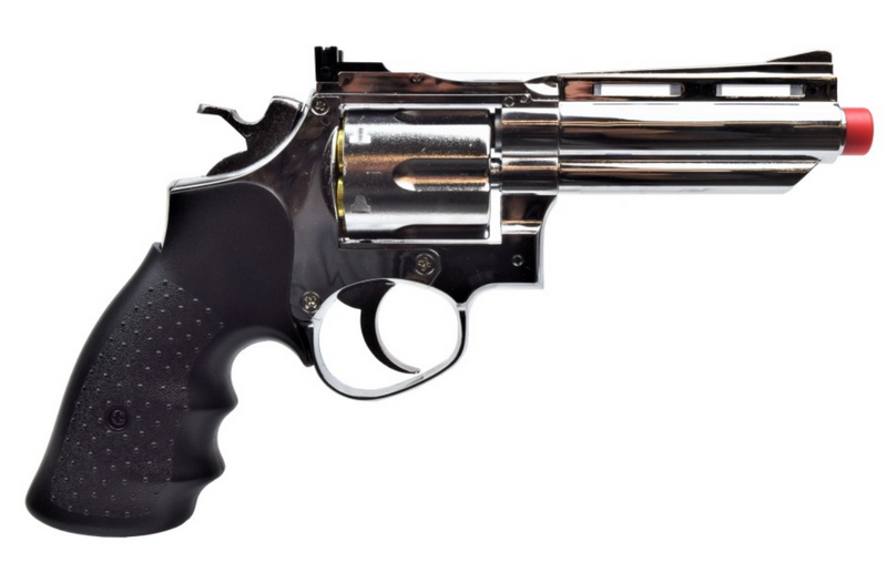 HFC Revolver 4" Silver - Chrome Gas Version by HFC