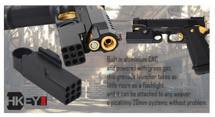 HKEY RIS - Weaver 40bb Mini Gas Launcher Mini Lancia Pallini da RIS-RAS